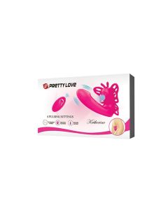 Pretty Love Katherine Wearable Butterfly Vibrator - Fuchsia